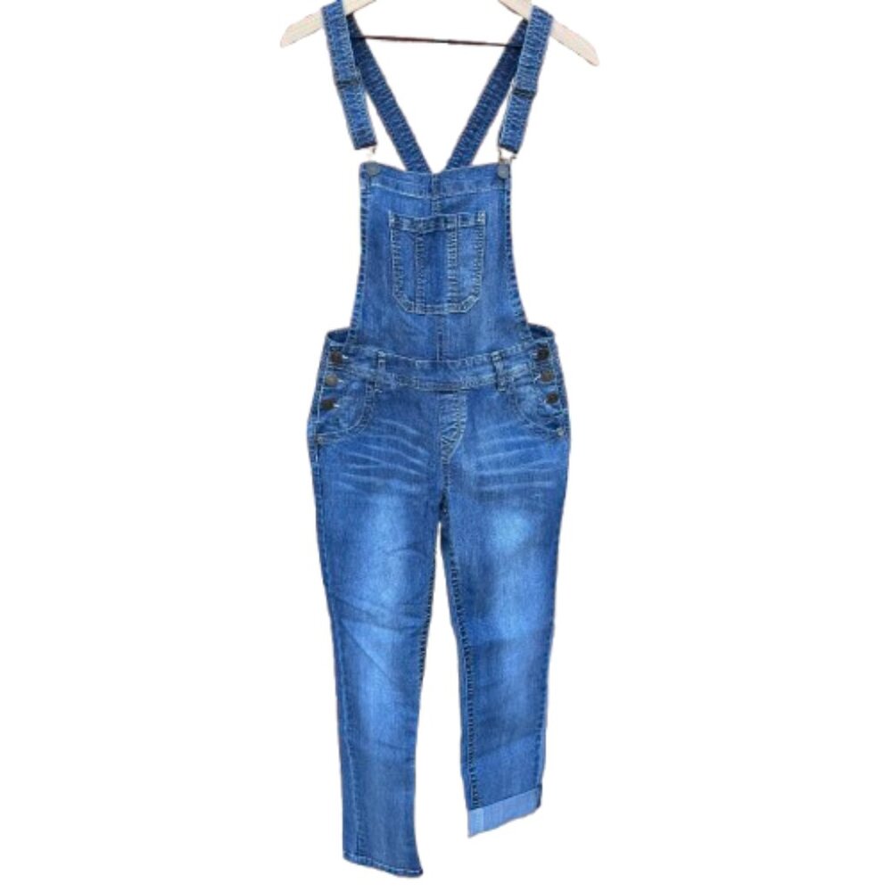 Wallflower Denim Overalls Medium Skinny Country Hipster Indie Farmgirl